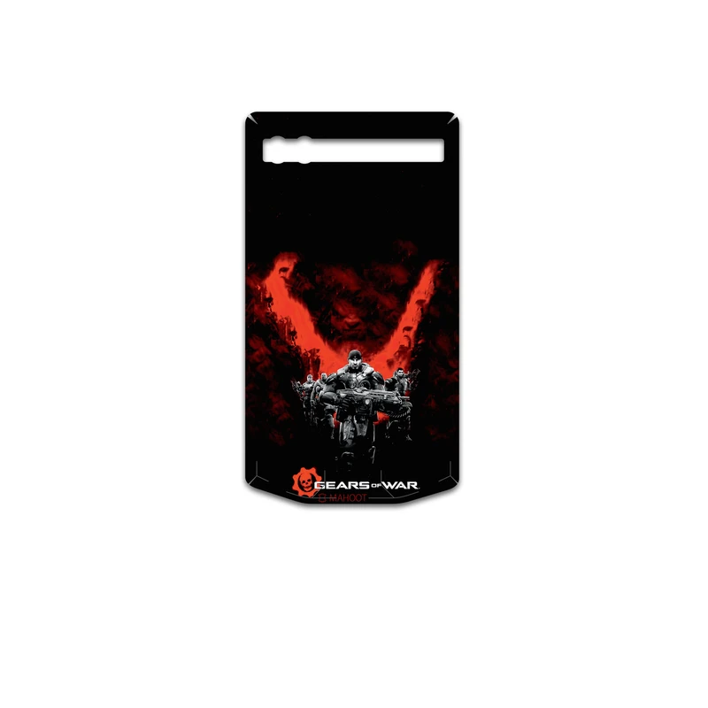 برچسب پوششی ماهوت مدل GEARS-OF-WAR-Game مناسب برای گوشی موبایل بلک بری Porsche Design P9983