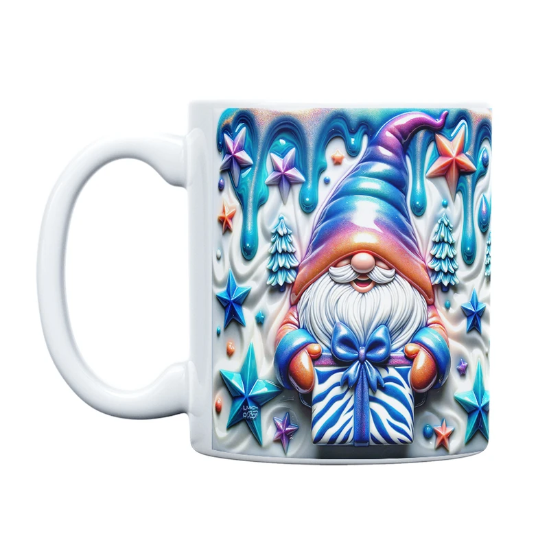 ماگ حس آمیزی طرح کریسمس مدل گنوم انرژی مثبت کد 30