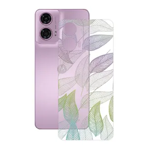 Remax cover sticker Clea model leaf design suitable for Motorola Moto G24 mobile phone