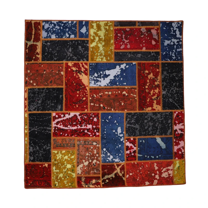 کلاژ فرش دستباف 4 متری مدل چهل تکه کد 4040934