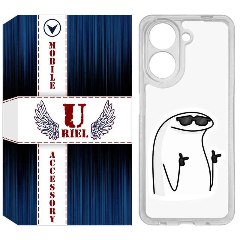 کاور یوریل مدل Clear کد 78 طرح آفکورس مناسب برای گوشی موبایل شیائومی Redmi A5 4G / Poco C71