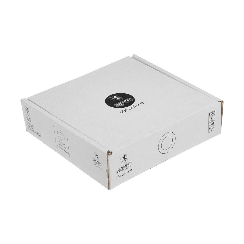 پیش دستی چینی زرین ایران مدل سپیدار 19 درجه عالی بسته 6 عددی