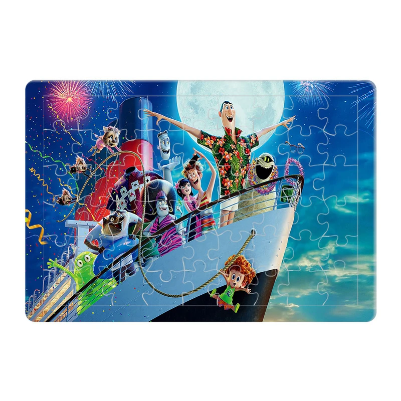 پازل 54 تکه هومرو طرح هتل ترانسیلوانیا مدل PL21