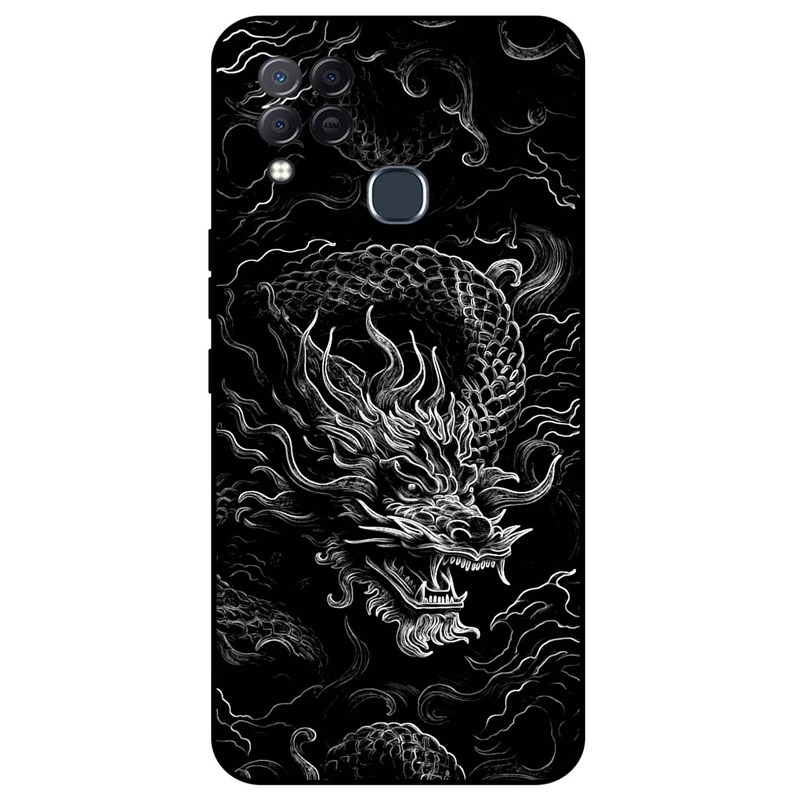 کاور مگافون طرح اژدها مدل 1897 مناسب برای گوشی موبایل اینفینیکس Note 10 Pro / Note 10 Pro NFC
