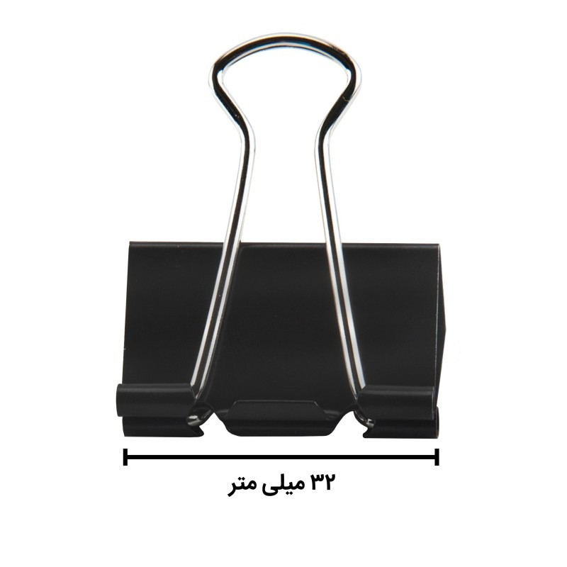 گیره کاغذ مدل امپراتور بسته 12 عددی
