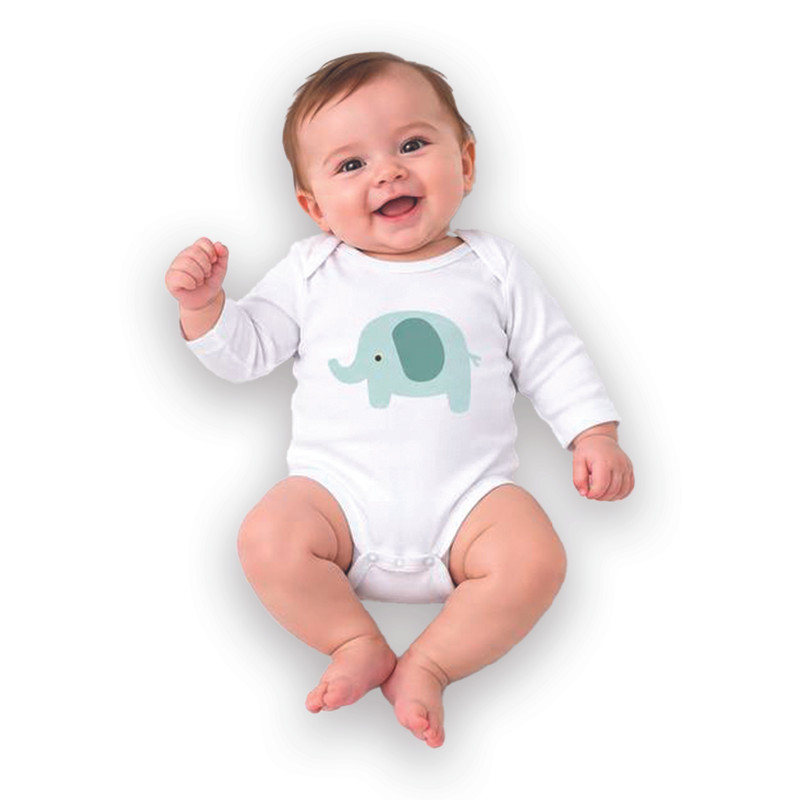 بادی آستین بلند نوزادی نیل کوک مدل CUTIE ELE