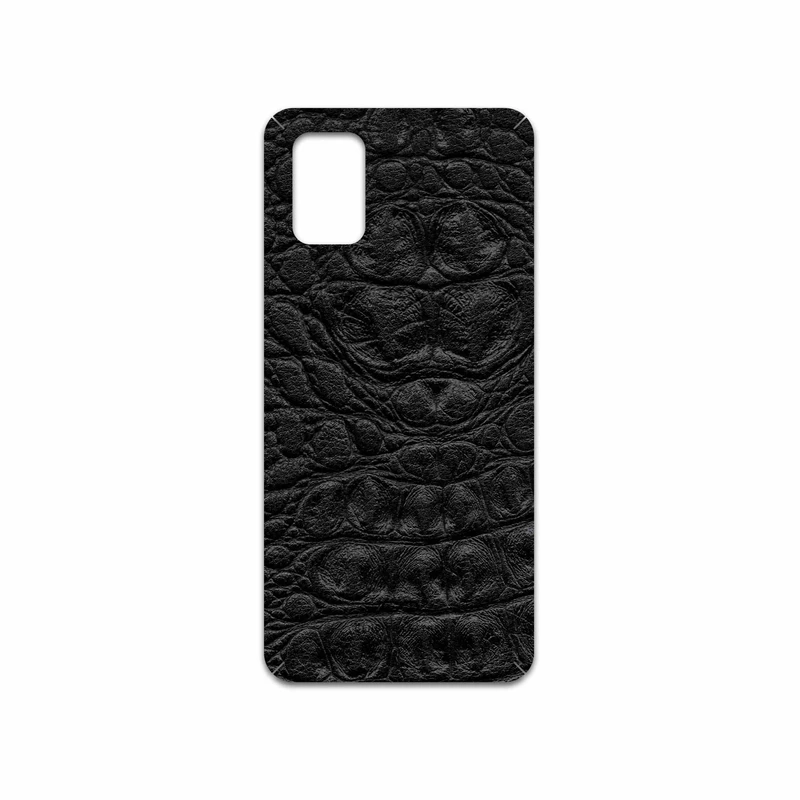 برچسب پوششی ماهوت مدل Black-Crocodile-Leather مناسب برای گوشی موبایل سامسونگ Galaxy M31S