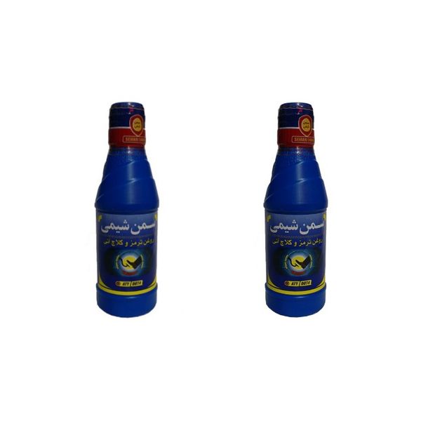 روغن ترمز خودرو سمن مدل DOT4 حجم 250 میلی لیتر بسته 2 عددی 