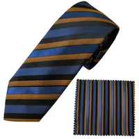 ست کراوات و دستمال جیب مردانه هکس ایران مدل KT-254
