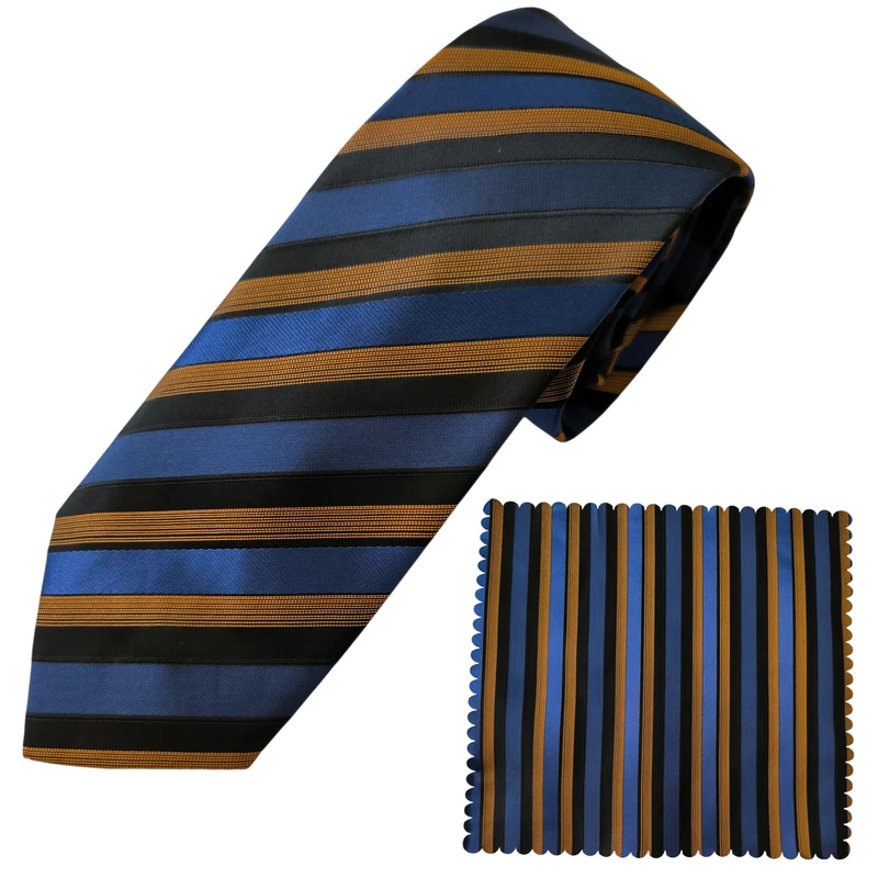 ست کراوات و دستمال جیب مردانه هکس ایران مدل KT-254