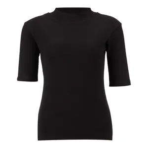 بلوز آستین کوتاه زنانه سرژه مدل 203345 رنگ مشکی