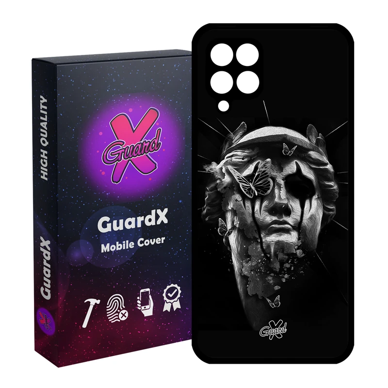 کاور گارد ایکس طرح مرد مدل Glass10278 مناسب برای گوشی موبایل سامسونگ Galaxy A12