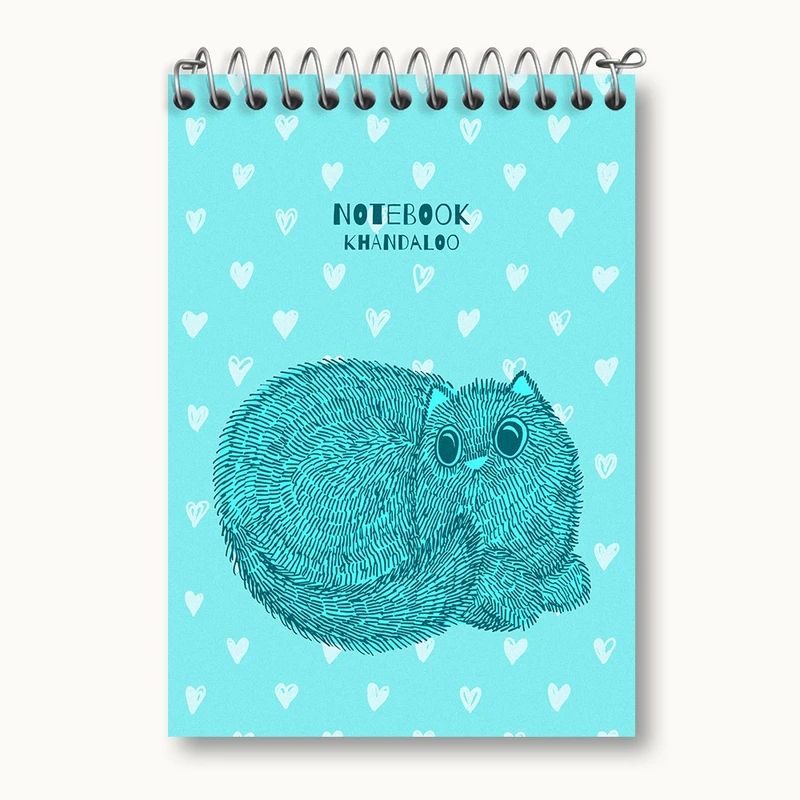 دفتر یادداشت 50 برگ خندالو مدل گربه (Cat) کد N1030