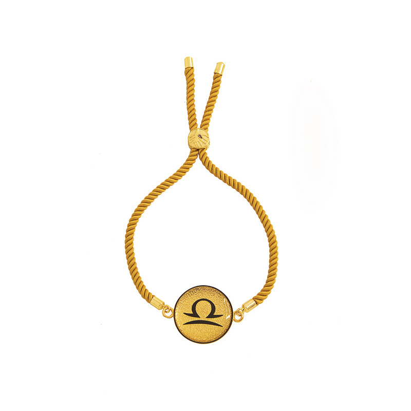 دستبند زنانه مارک گلد مدل ماه تولد مهر کد DM07