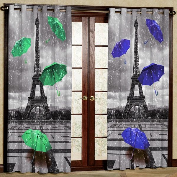 پرده مدل مخمل پانچی کد 7632 سایز 280x140 سانتی متر