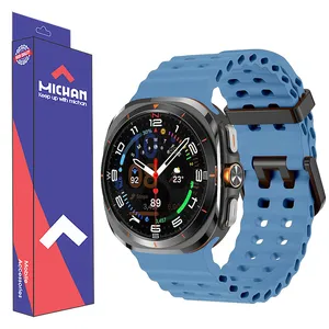 بند میچان مدل Ultra Marine مناسب برای ساعت هوشمند سامسونگ Galaxy Watch Ultra 47 mm