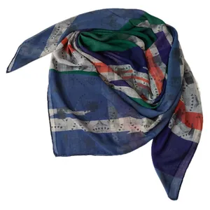 روسری زنانه مدل راه راه هندسی