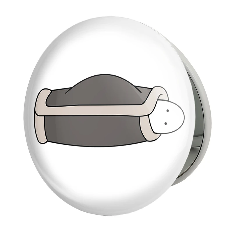 آینه جیبی خندالو طرح تنبل خسته مدل تاشو کد 29417