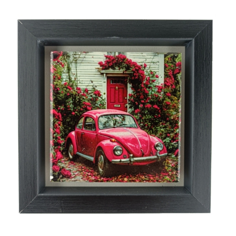 تابلو کاشی مدل فولکس آلبالویی