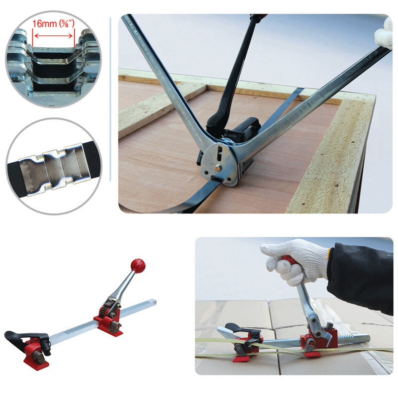 دستگاه تسمه کش مدل FG30Y به همراه انبر پرچ