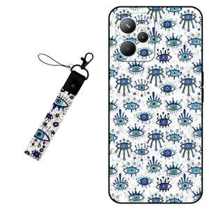 Megafone Devil eye 6464 Cover for Realme C35 With Wrist strap