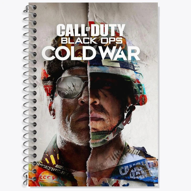 دفتر لغت 50 برگ خندالو مدل کاور رسمی بلک اپس کلد وار ندای وظیفه Call of duty کد 30792