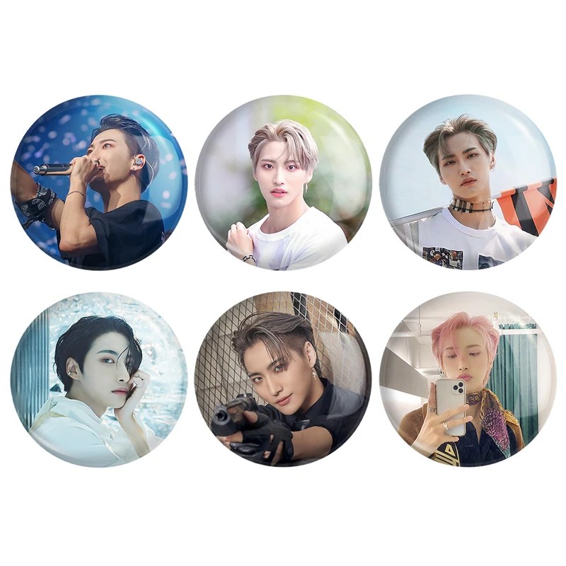  مگنت خندالو طرح سونگهوا گروه ایتیز ATEEZ کد 1273A مجموعه 6 عددی