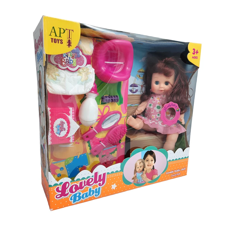 عروسک بی بی بورن مدل mv_1230 ارتفاع 35 سانتی متر 