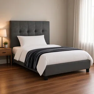 تخت خواب ملامینه یک نفره مدل آوا سایز 90×200 سانتی متر