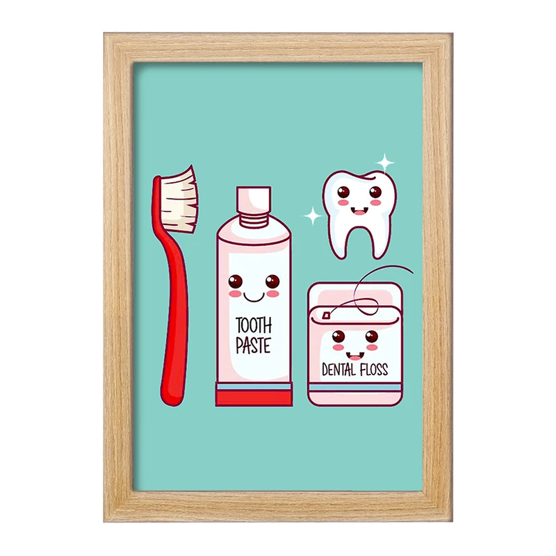 تابلو خندالو مدل دندان و دندانپزشکی کودکانه کد 27779