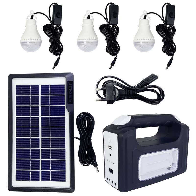 سیستم روشنایی خورشیدی ویداسی مدل WD-1102 کد B11