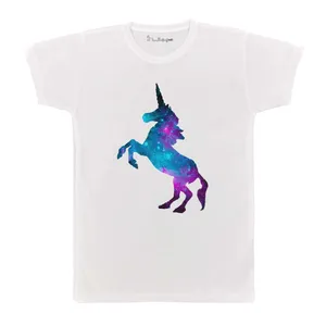 تی شرت بچگانه پرمانه طرح Unicorn کد pmt.3098