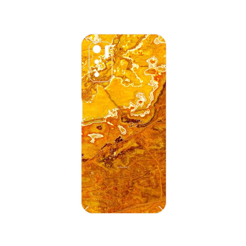 برچسب پوششی ماهوت مدل Gold Marble مناسب برای گوشی موبایل شیائومی Poco M3 Pro 5G
