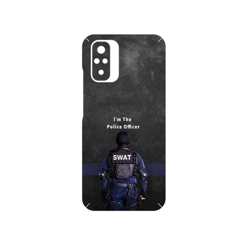 برچسب پوششی ماهوت مدل Police Officer مناسب برای گوشی موبایل شیائومی Redmi Note 10