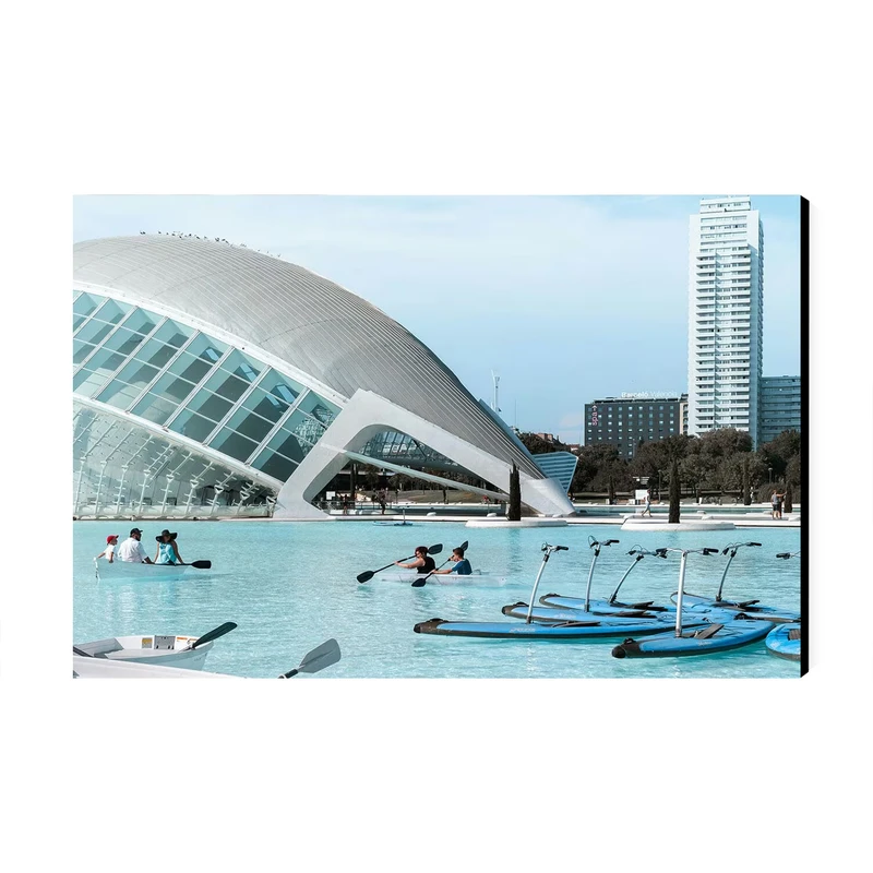 تابلو شاسی عرش طرح گردشگری اسپانیا مدل شهر هنرها و علوم والنسیا کد As6480