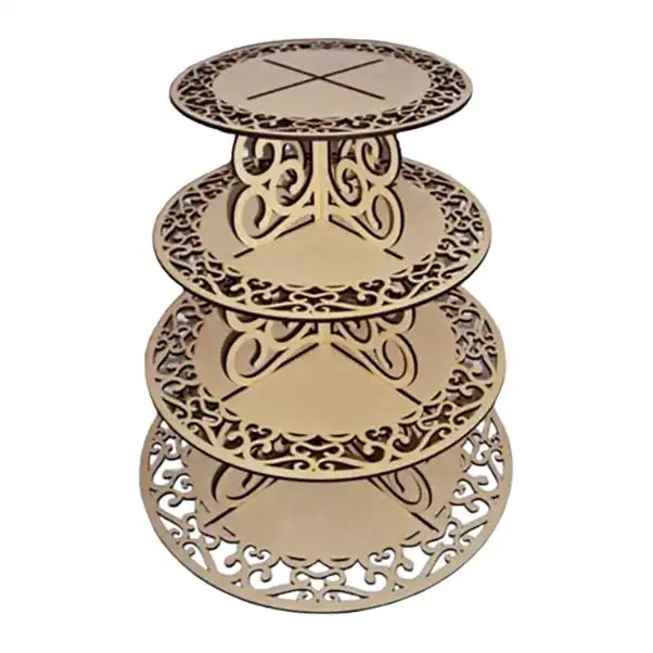 اردو خوری مدل چهار طبقه چوبی کد KT12