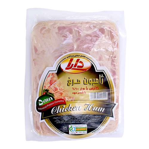 ژامبون مرغ 90% دودی دارا - 250 گرم