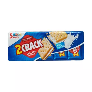 بیسکویت کرمدار Crack روشن - 235 گرم بسته 5 عددی