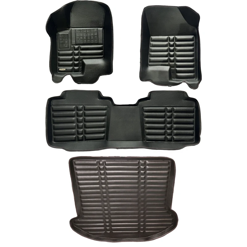 کفپوش پنج بعدی خودرو مدل LS مناسب برای دیگنیتی به همراه کفپوش صندوق 