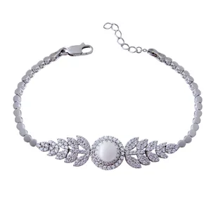  دستبند نقره زنانه بازرگانی میلادی کد DP_236