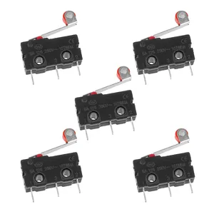 میکرو سوئیچ اهرم دار مدل 5A-250V-KW11.3Z بسته 5 عددی
