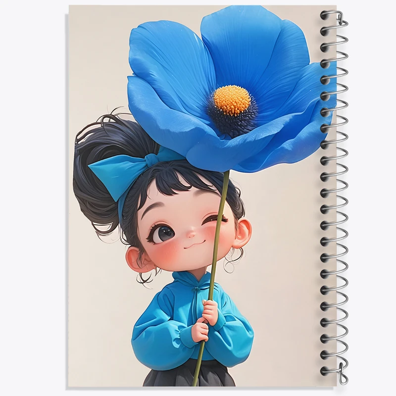 دفتر لیست خرید 50 برگ خندالو طرح دخترانه کیوت کد N5046