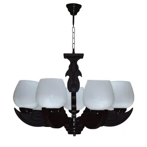 لوستر هفت شعله چشمه نور کد G702.7-BR