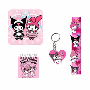 بسته لوازم تحریر مدل کرومی و ملودی کد new3 مجموعه 4 عددی