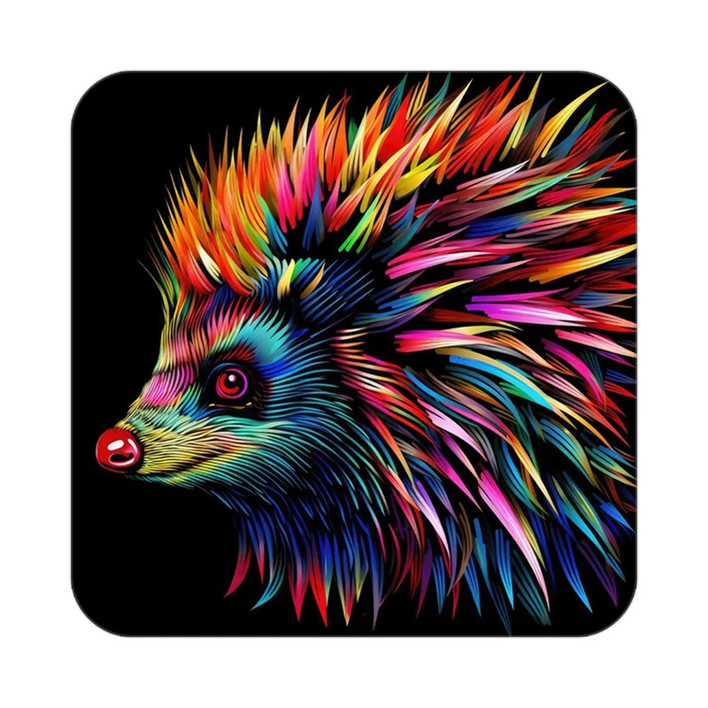 زیر لیوانی کاکتی طرح حیوانات رنگی مدل mp26705