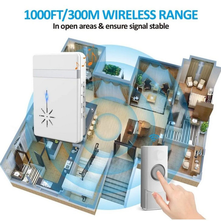 زنگ بی سیم مدل QH-866B