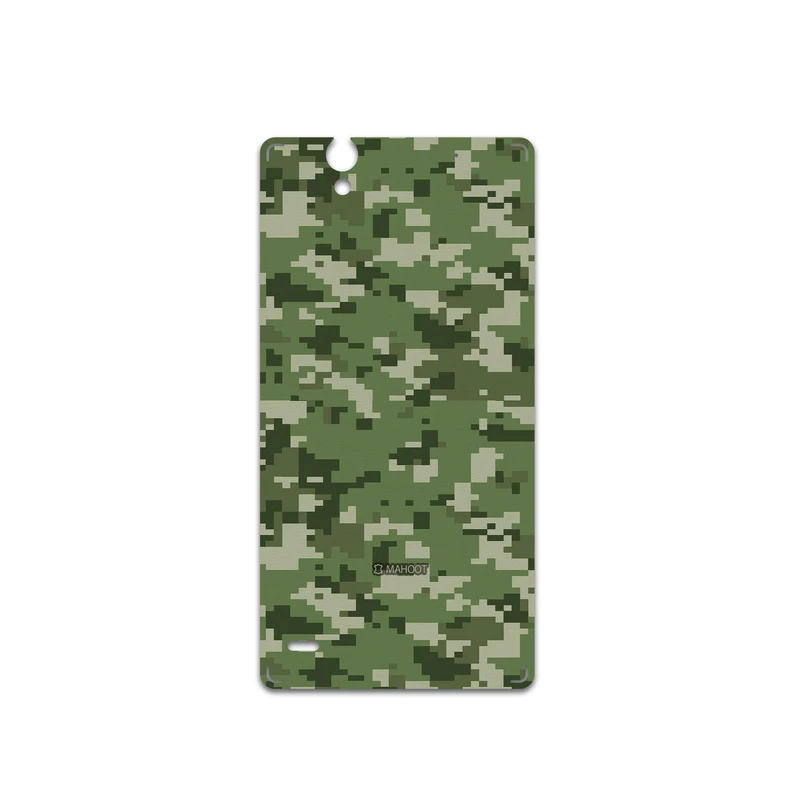 برچسب پوششی ماهوت مدل Army-Green-Pixel مناسب برای گوشی موبایل سونی Xperia C4