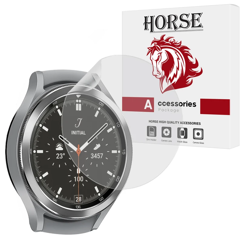 محافظ صفحه نمایش هورس مدل NNOH20 مناسب برای ساعت هوشمند سامسونگ Galaxy Watch 4 Classic 46 mm / Galaxy Watch Classic SM-R890