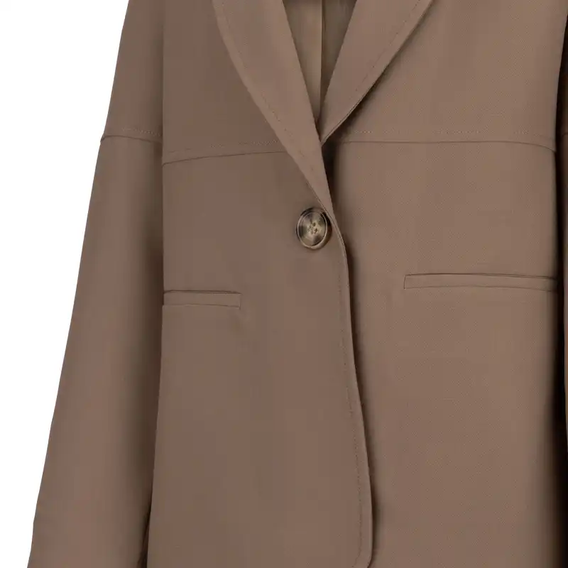 کت زنانه سرژه مدل 212248 رنگ قهوه ای