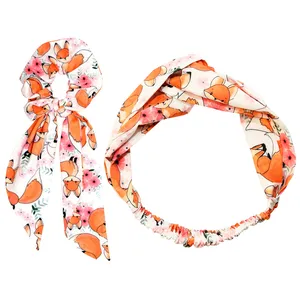 ست هدبند و کش مو زنانه دلنار گالری مدل روباه